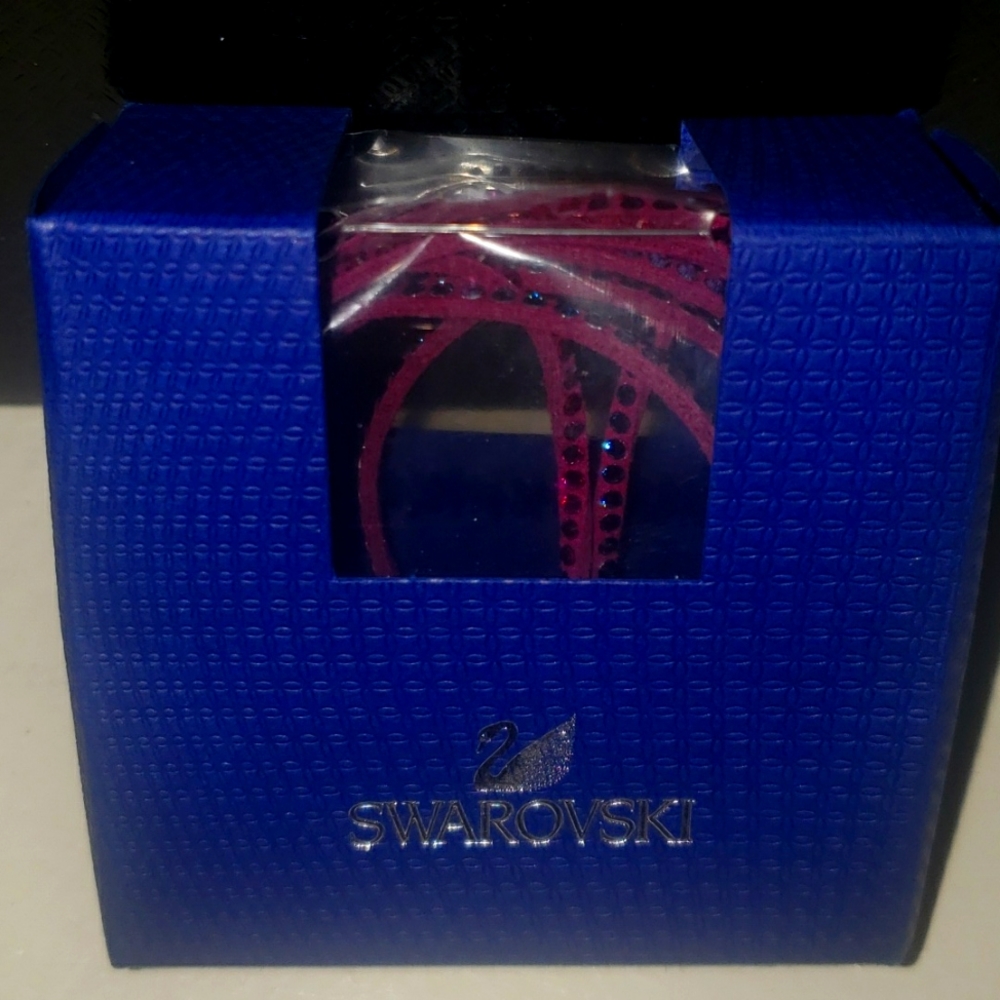 Swarovski Women's Bracelet - Slake 2 in 1 Shimmery Fuchsia Wrap Around | 5202465